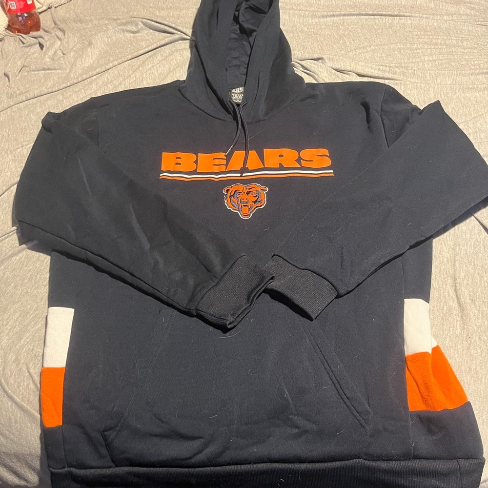 NFL Bears Navy and Orange Hoodie
